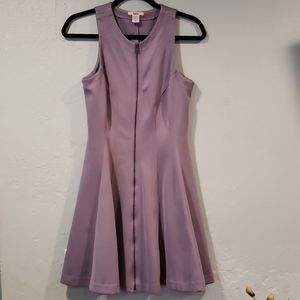 Periwinkle full zipper dress